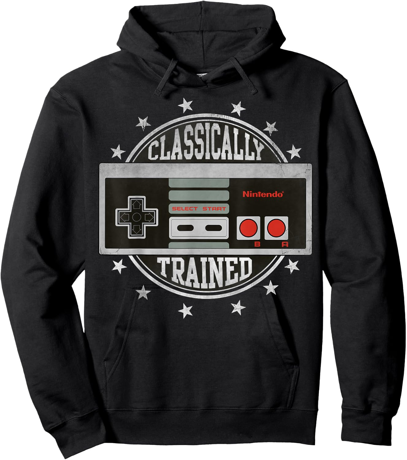 Nintendo NES Controller Classically Trained Graphic Small Hoodie - Hoodie | Black