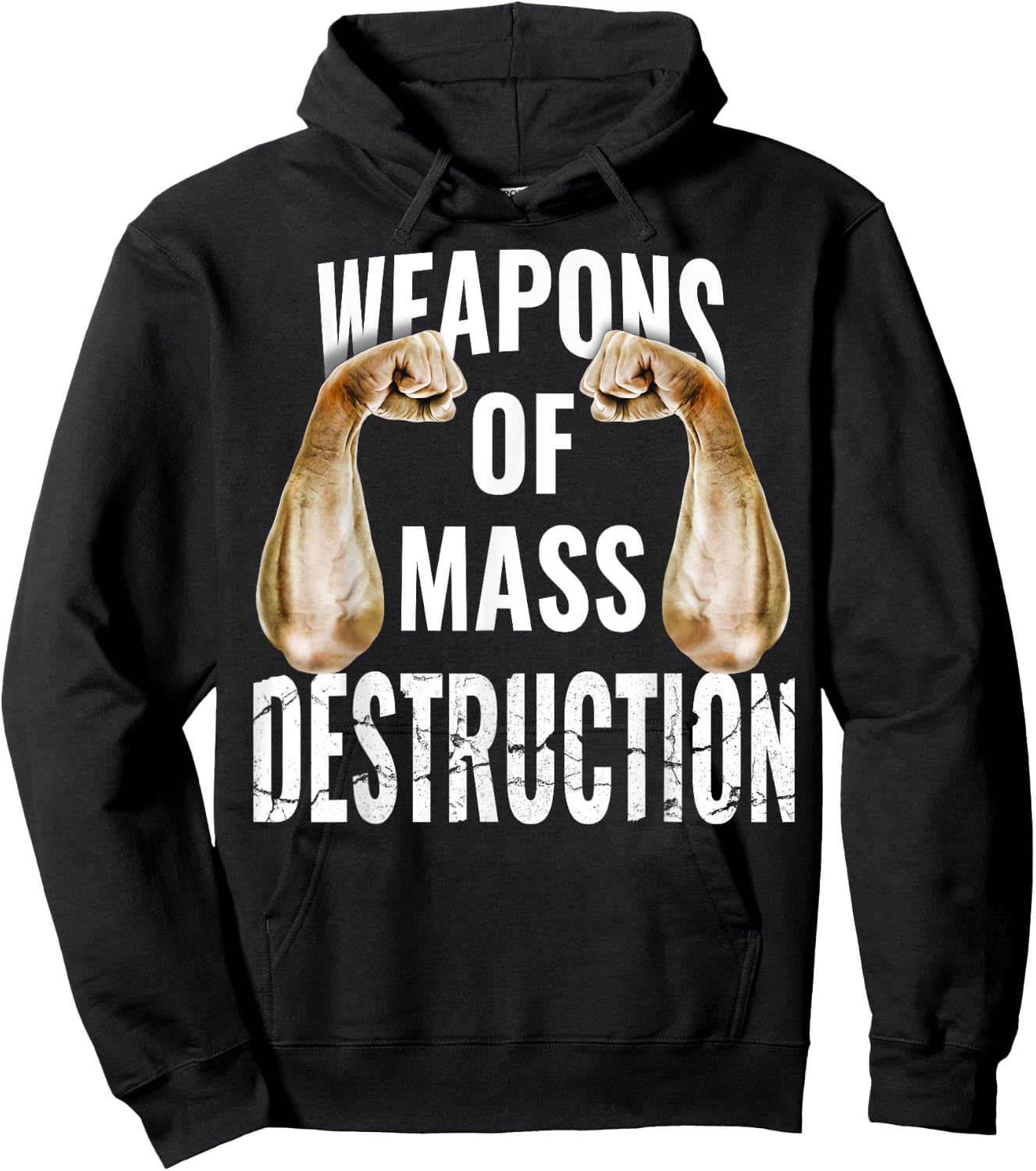 Weapons of MASS DESTRUCTION! Armwrestling, Armlifting & Grip Hoodie - Hoodie | Black