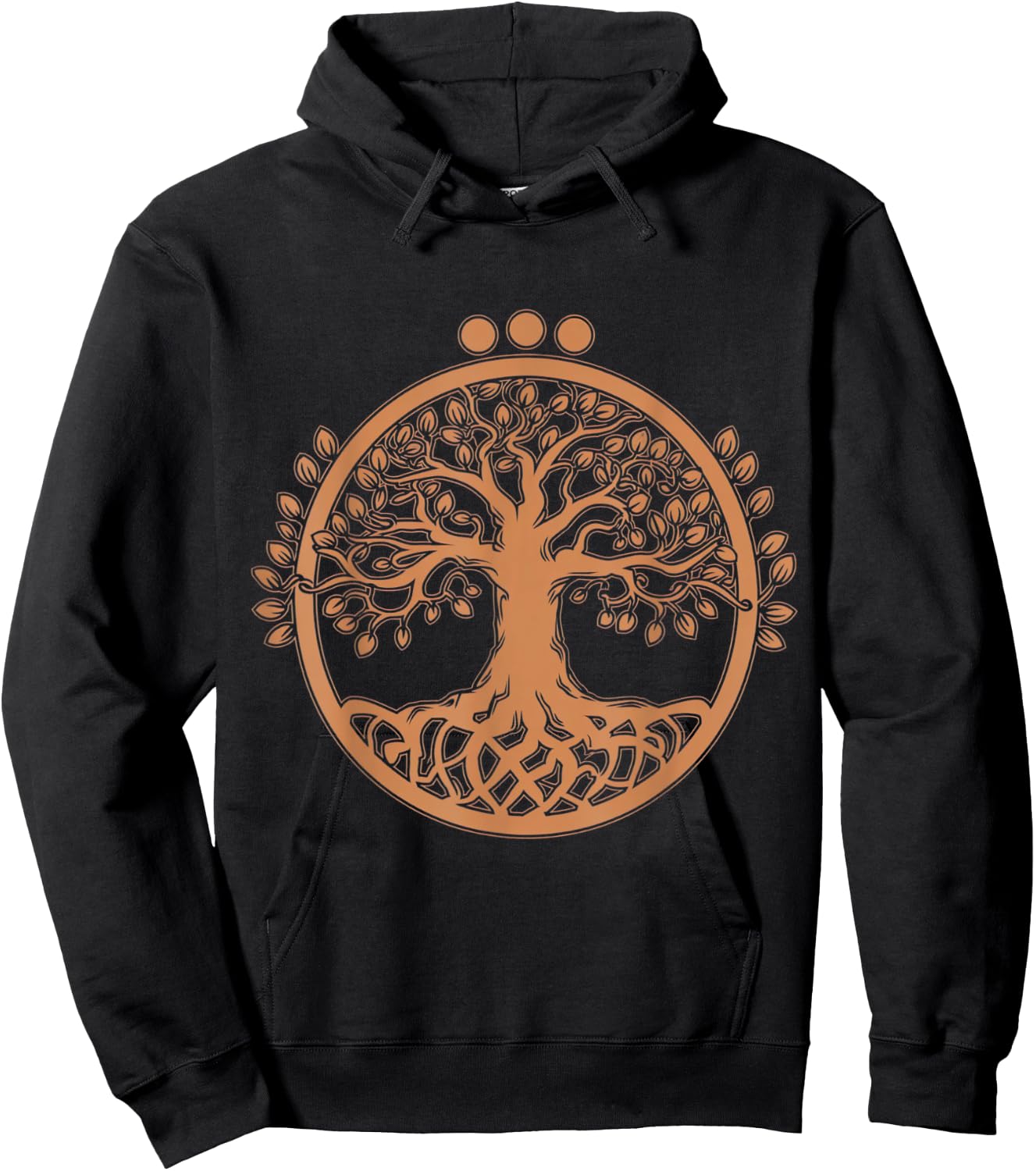 Tree Yggdrasil Viking Celtic Norse Life Symbol Hoodie - Hoodie | Black
