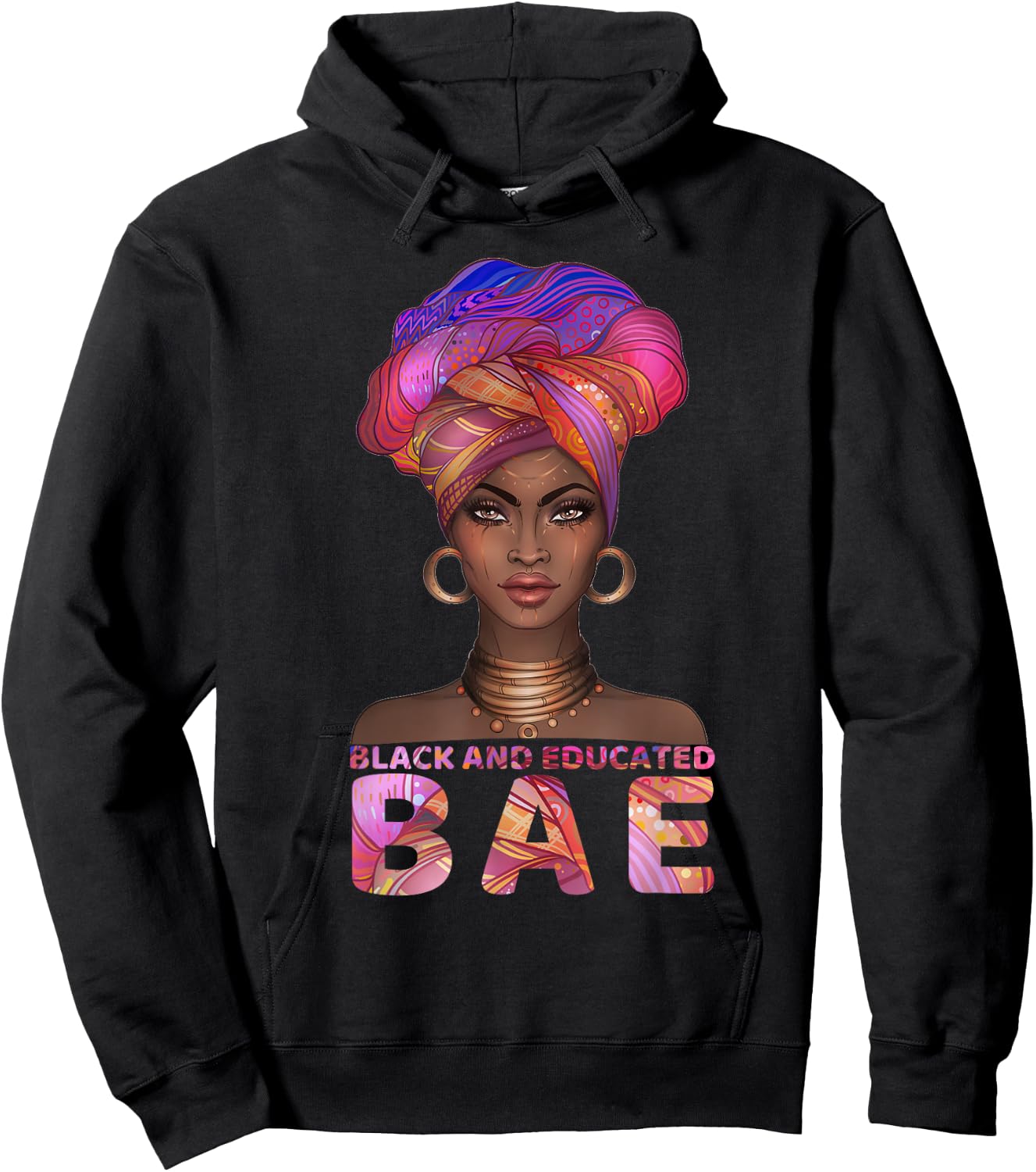 cute Black Women shirt BAE Black And Educated gift Hoodie - Hoodie | Black