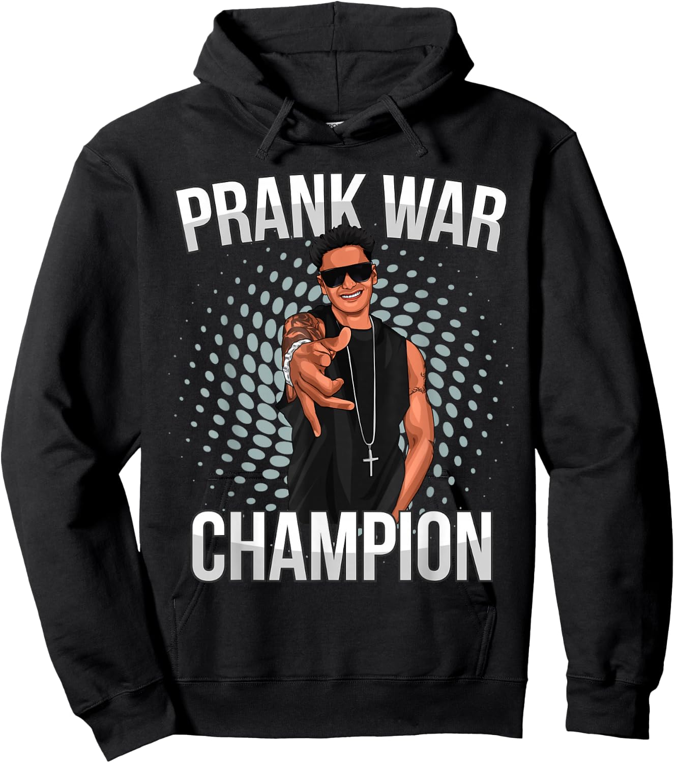 Trending Men's Prank War Champion Pauly D , Black, Small Hoodie - Hoodie | Black