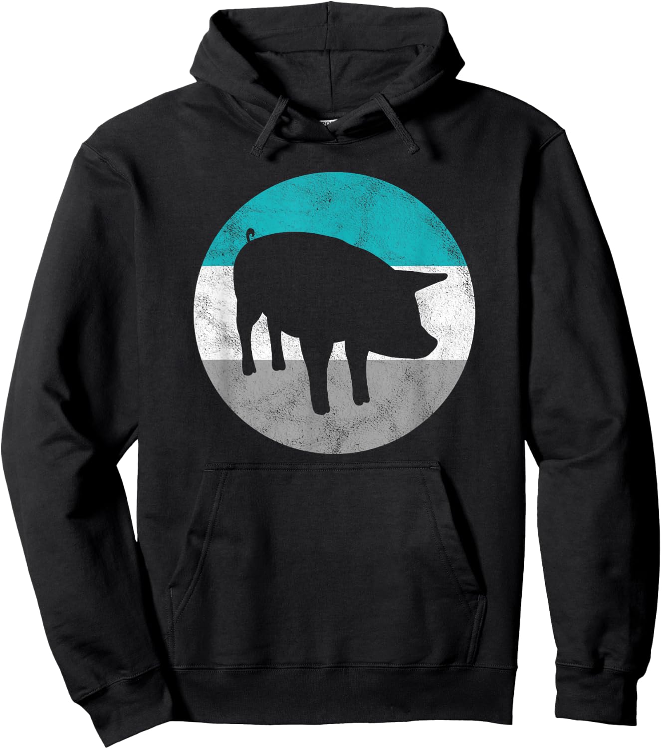 Pig Gift Shirt Women Boys & Girls Hoodie - Hoodie | Black