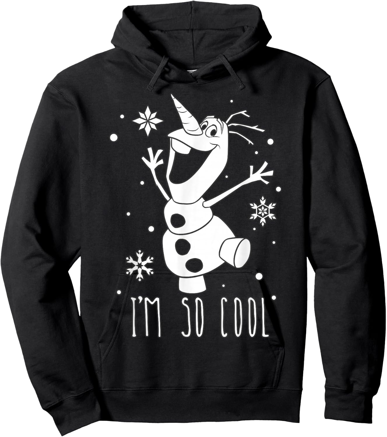 Disney Frozen Olaf I'm So Cool Dancing Graphic Hoodie - Hoodie | Black