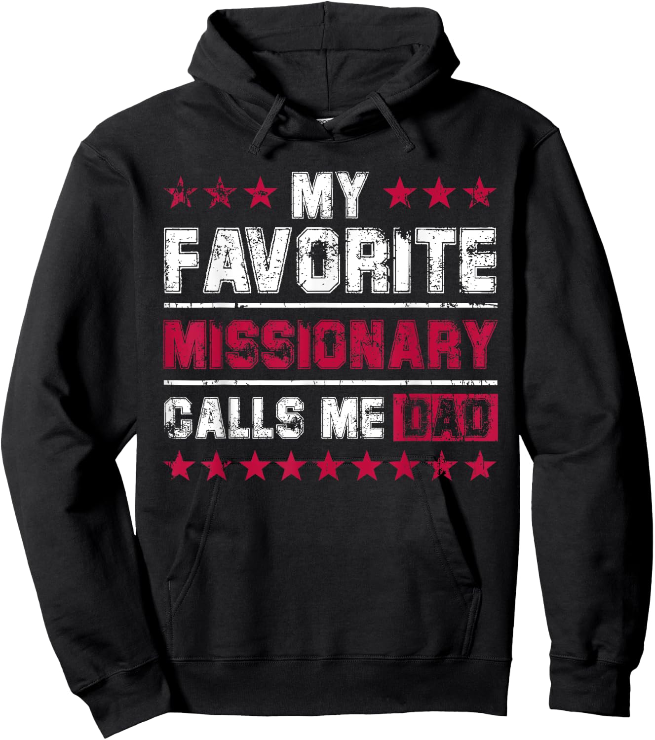 Missionary Dad Gift From Daughter Son Hoodie - Hoodie | Black
