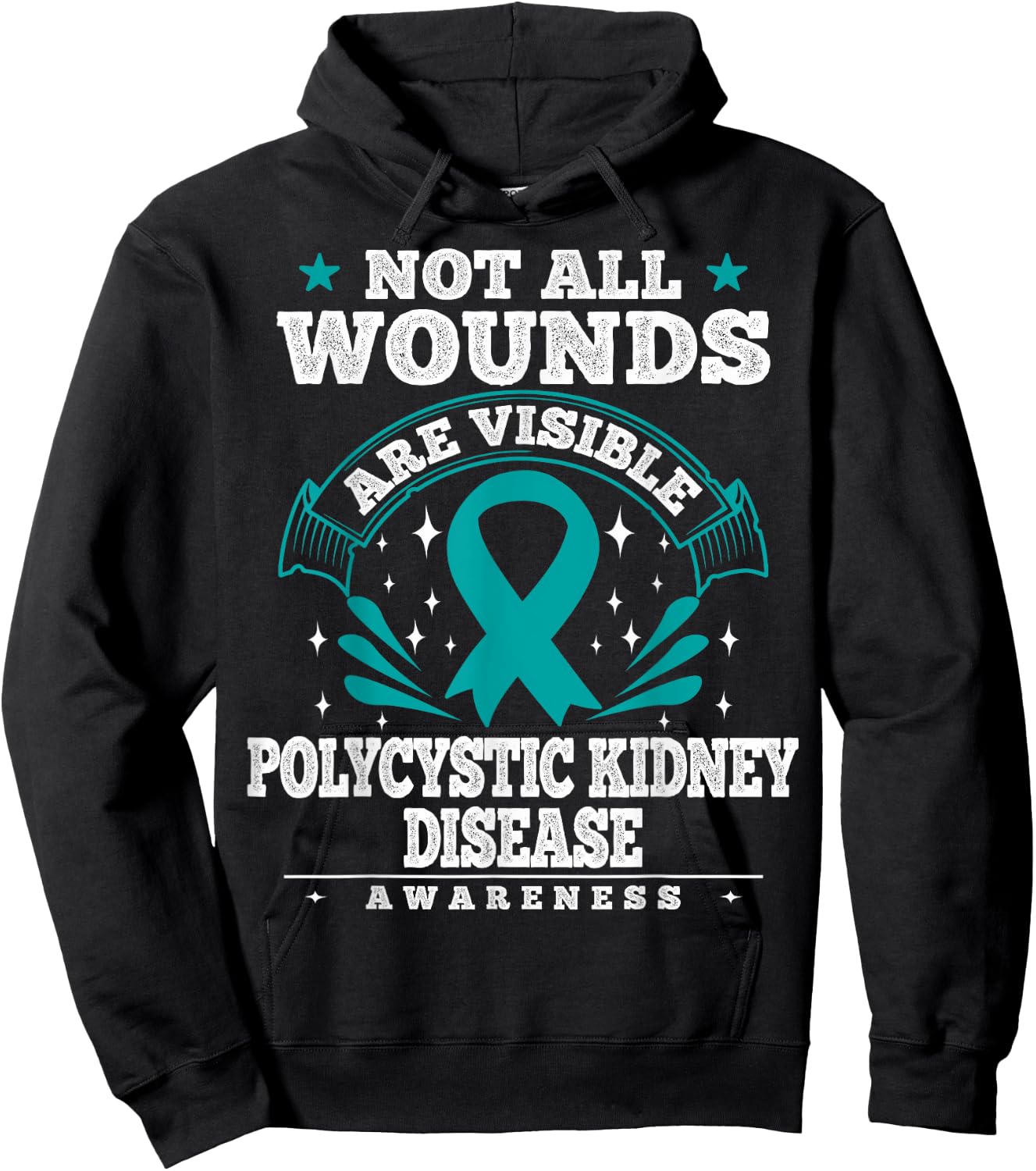 Polycystic Kidney Disease Gift - PKD Awareness Hoodie - Hoodie | Black