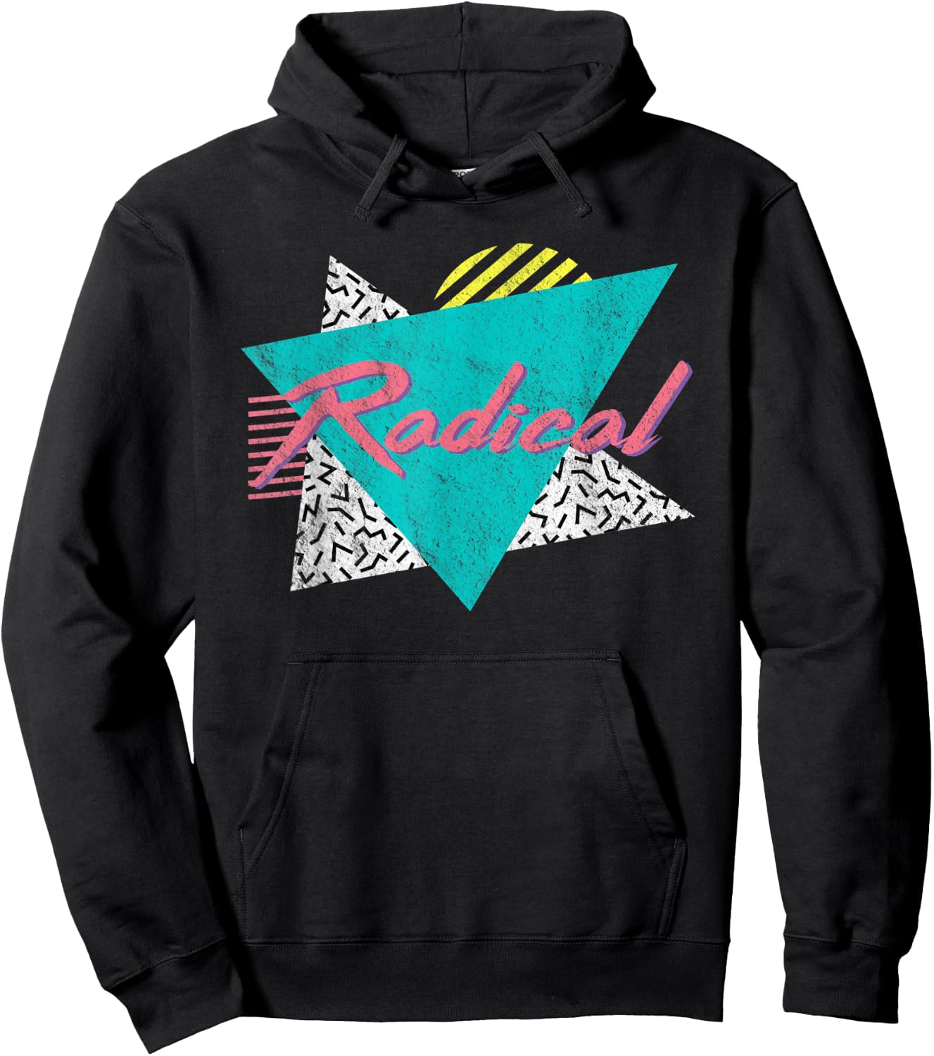 Radical Retro Vintage 80's 90's Gift Hoodie - Hoodie | Black