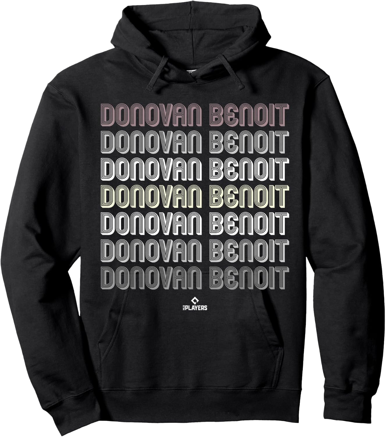 Retro Repeat Donovan Benoit Prospect Baseball Fan Gear Hoodie - Hoodie | Black