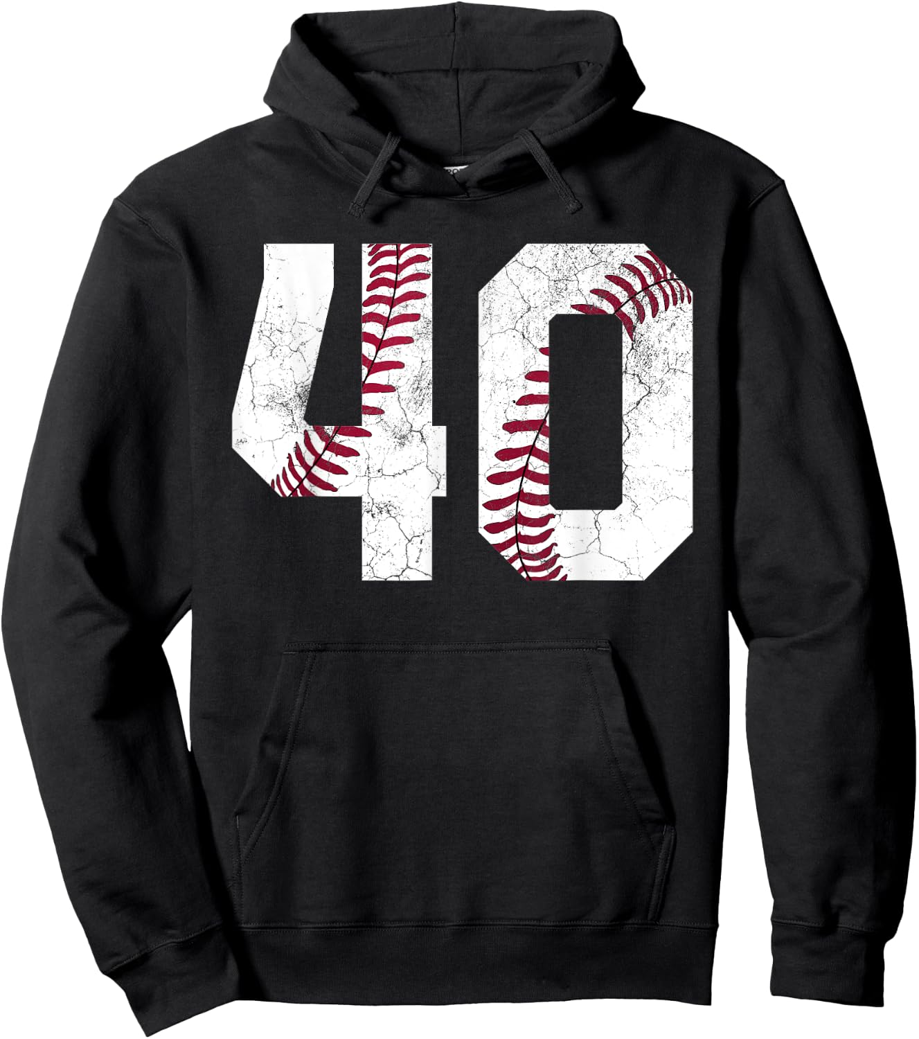 40th Birthday T Shirt 1985 Baseball 40 Years Old Hoodie - Hoodie | Black