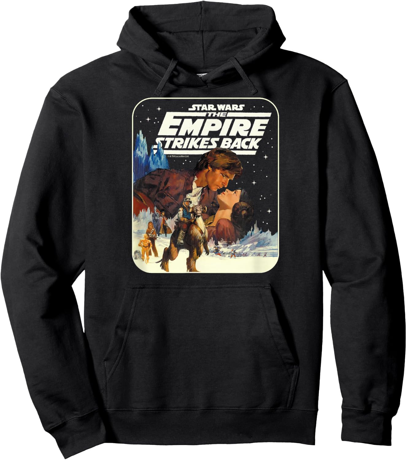 Star Wars - Han Solo Leia Poster Hoodie - Hoodie | Black