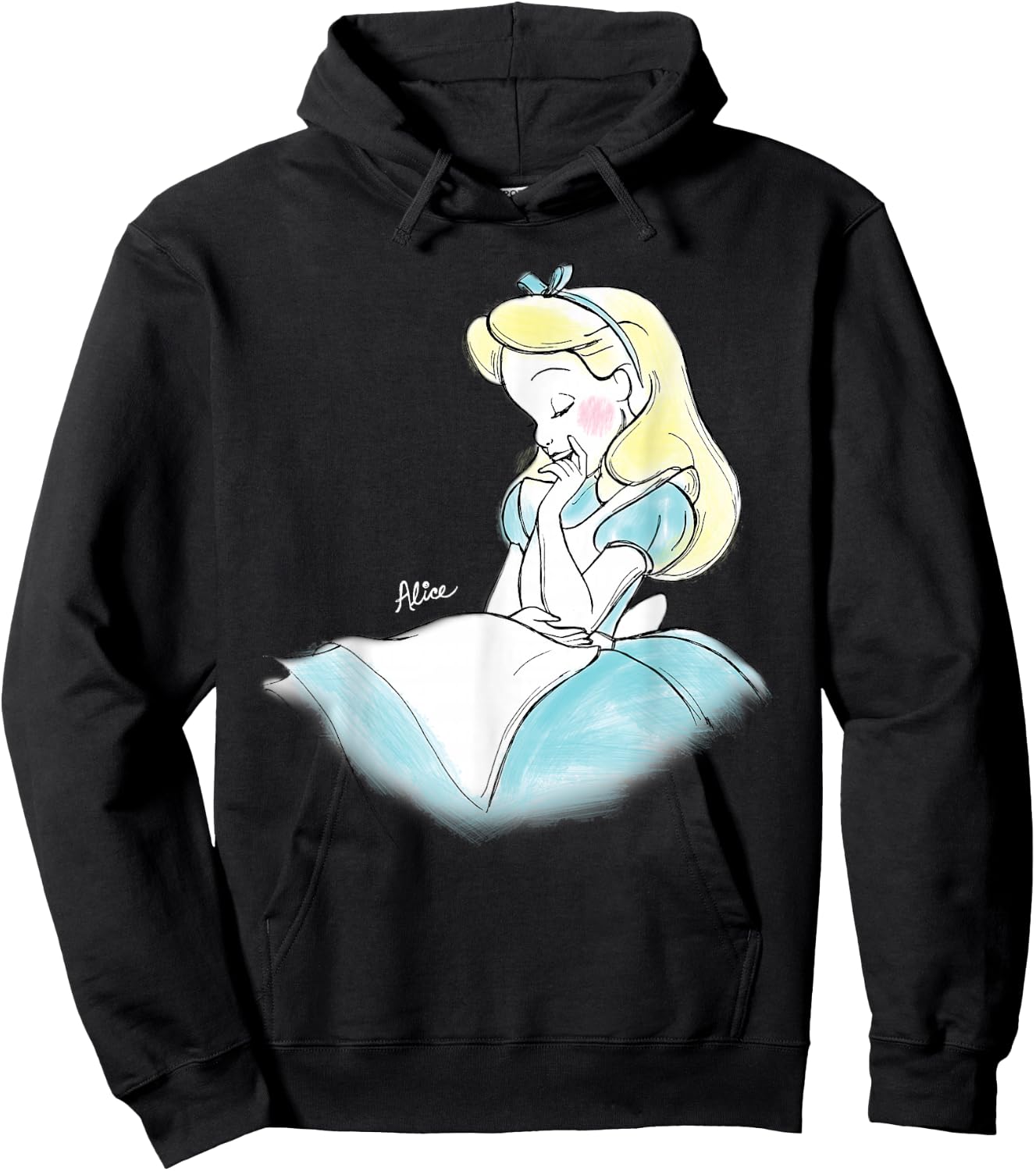 Alice In Wonderland - in Wonderland Sketch Hoodie - Hoodie | Black