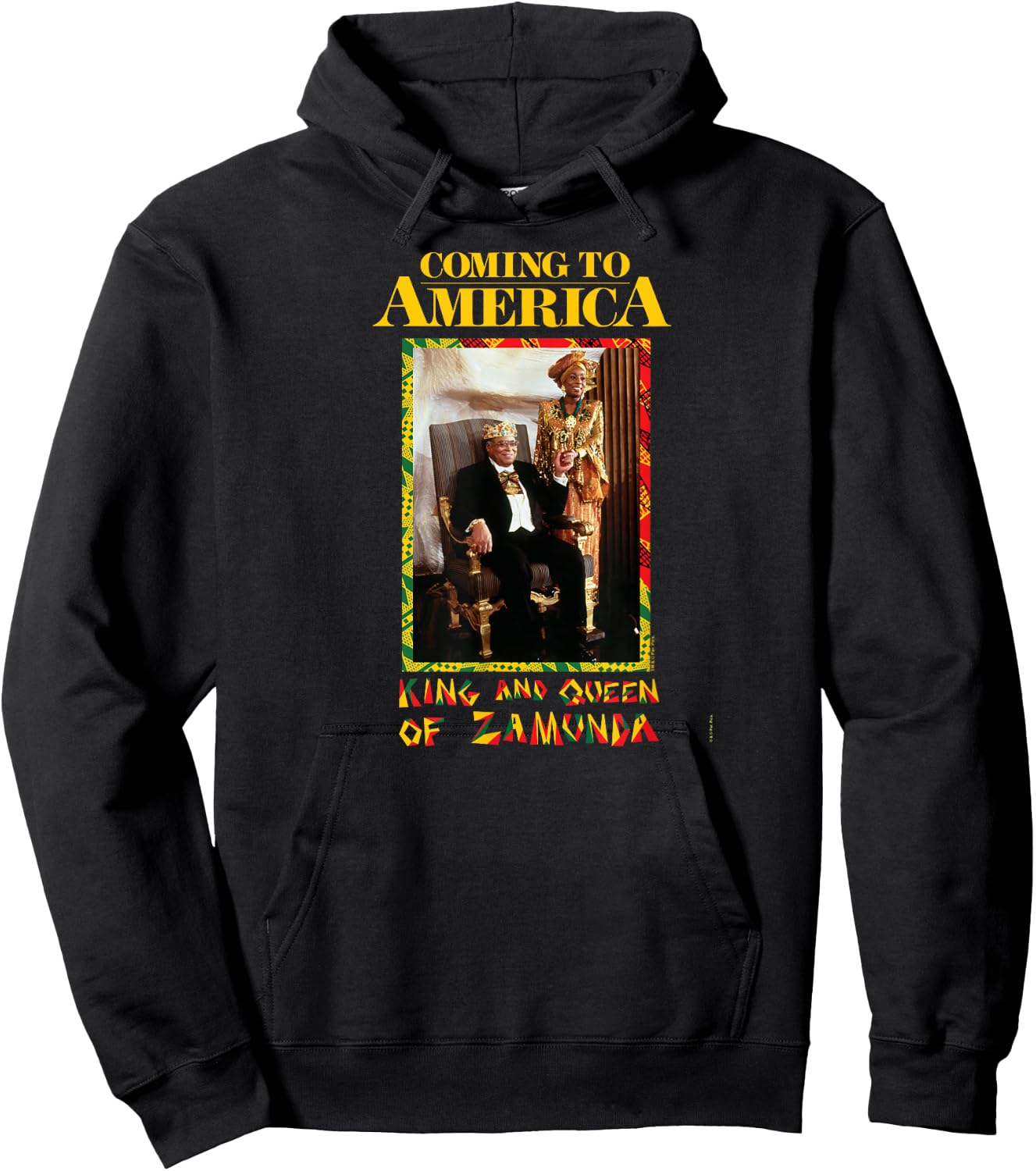 Coming to America: King and Queen Zamunda Hoodie - Hoodie | Black