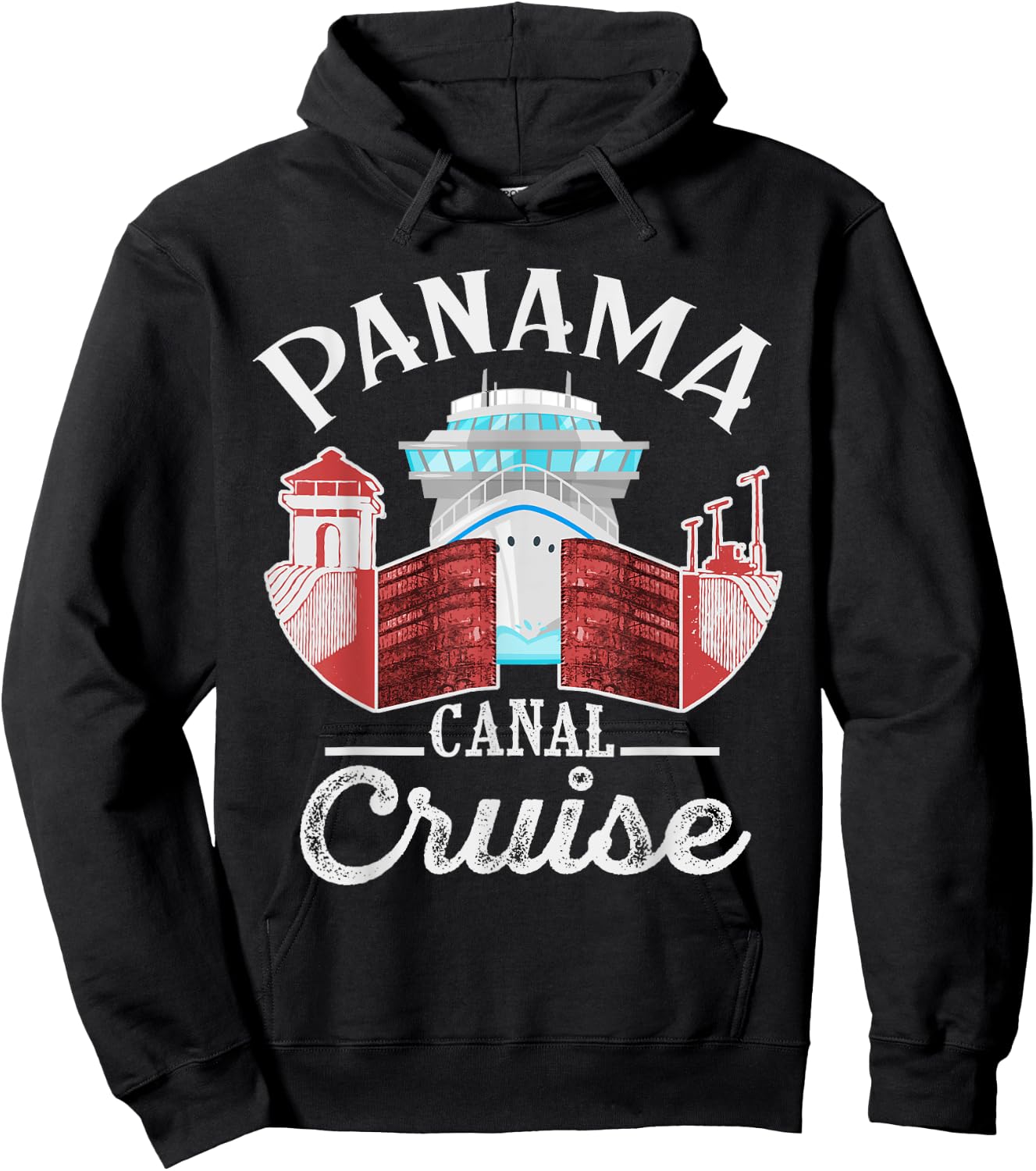 Panama Canal Cruise Men, Women, Boys and Girls Cruising Hoodie - Hoodie | Black