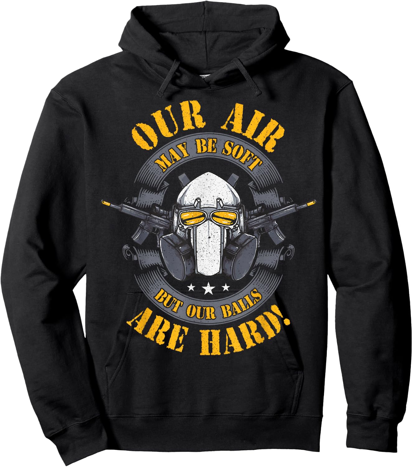 Funny Airsoft Gear Paintball Tactical Player Gift Hoodie - Hoodie | Black