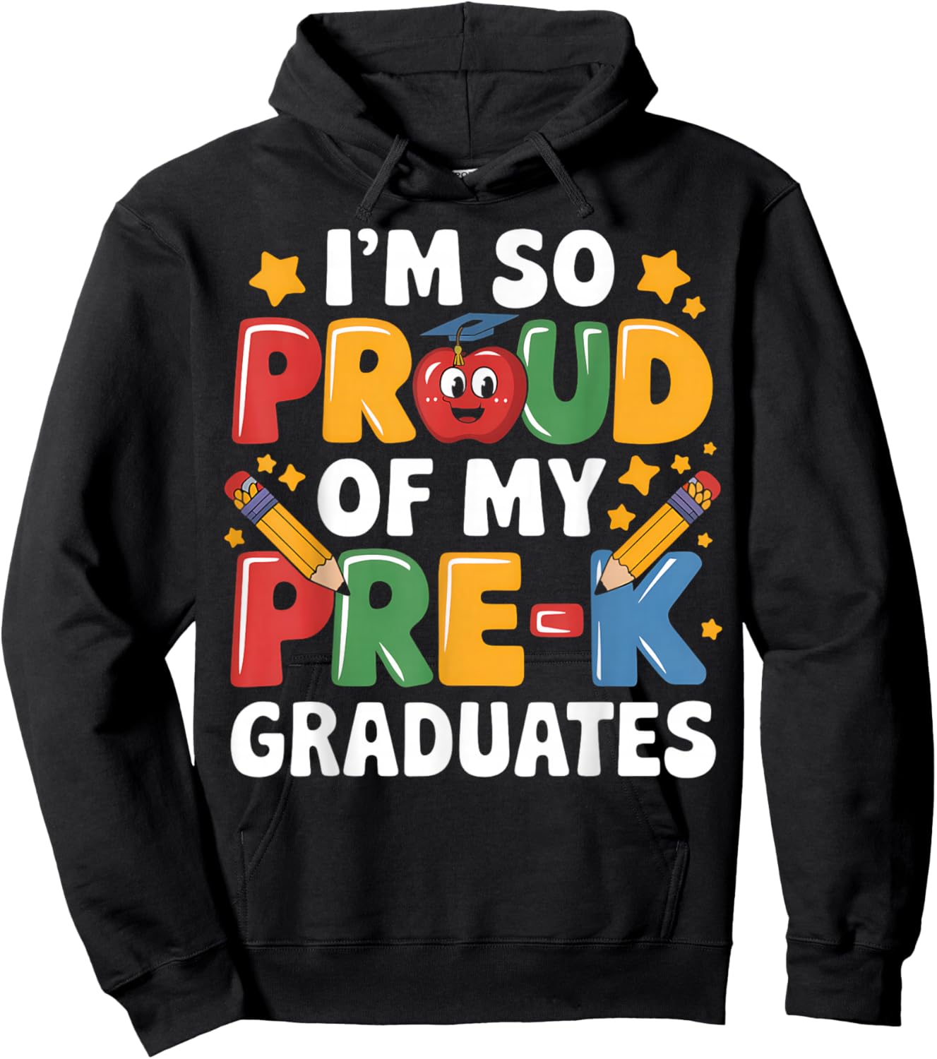 Proud Pre-K Graduate Celebration 2025 Hoodie - Hoodie | Black