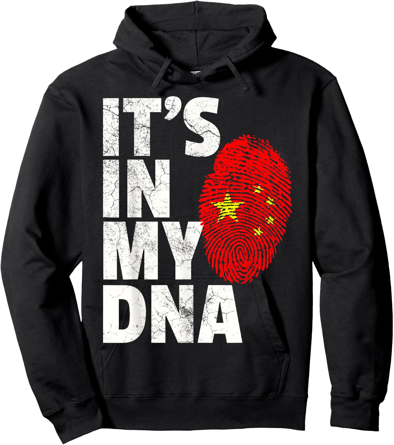 IT'S IN MY DNA Chinese China Flag Pride Gift Hoodie - Hoodie | Black