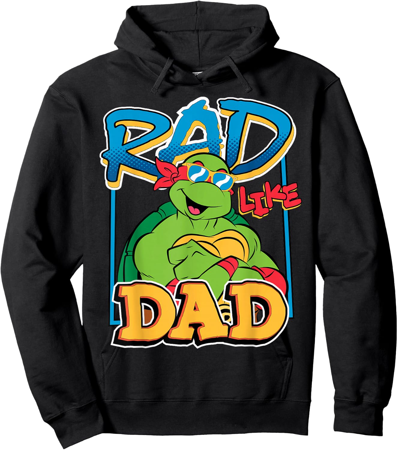 TMNT Rad Like Dad Raphael Hoodie - Hoodie | Black