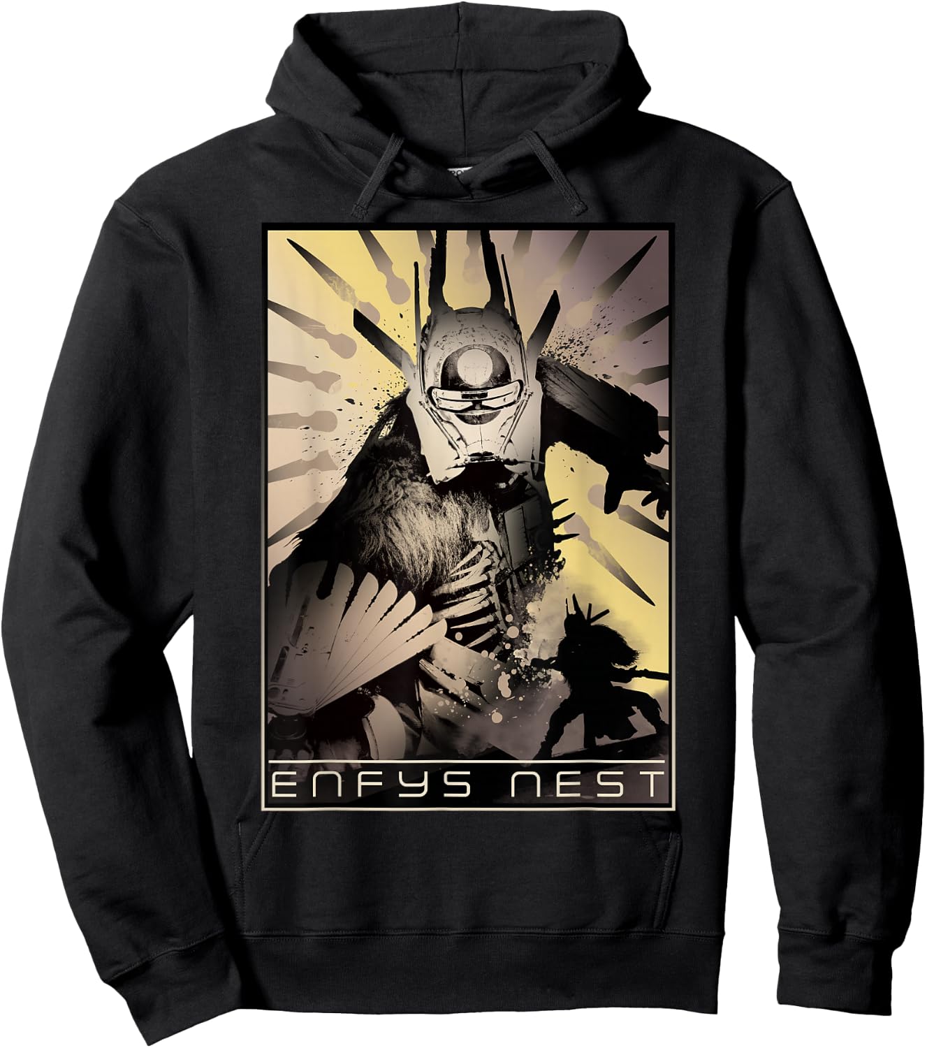 Star Wars Han Solo Movie Enfys Nest Poster Graphic Hoodie - Hoodie | Black