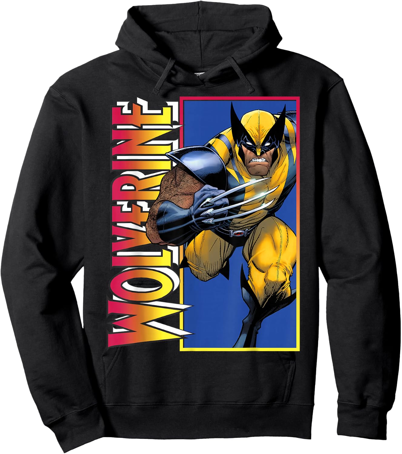Marvel X-Men Wolverine Classic Gradient Hoodie - Hoodie | Black