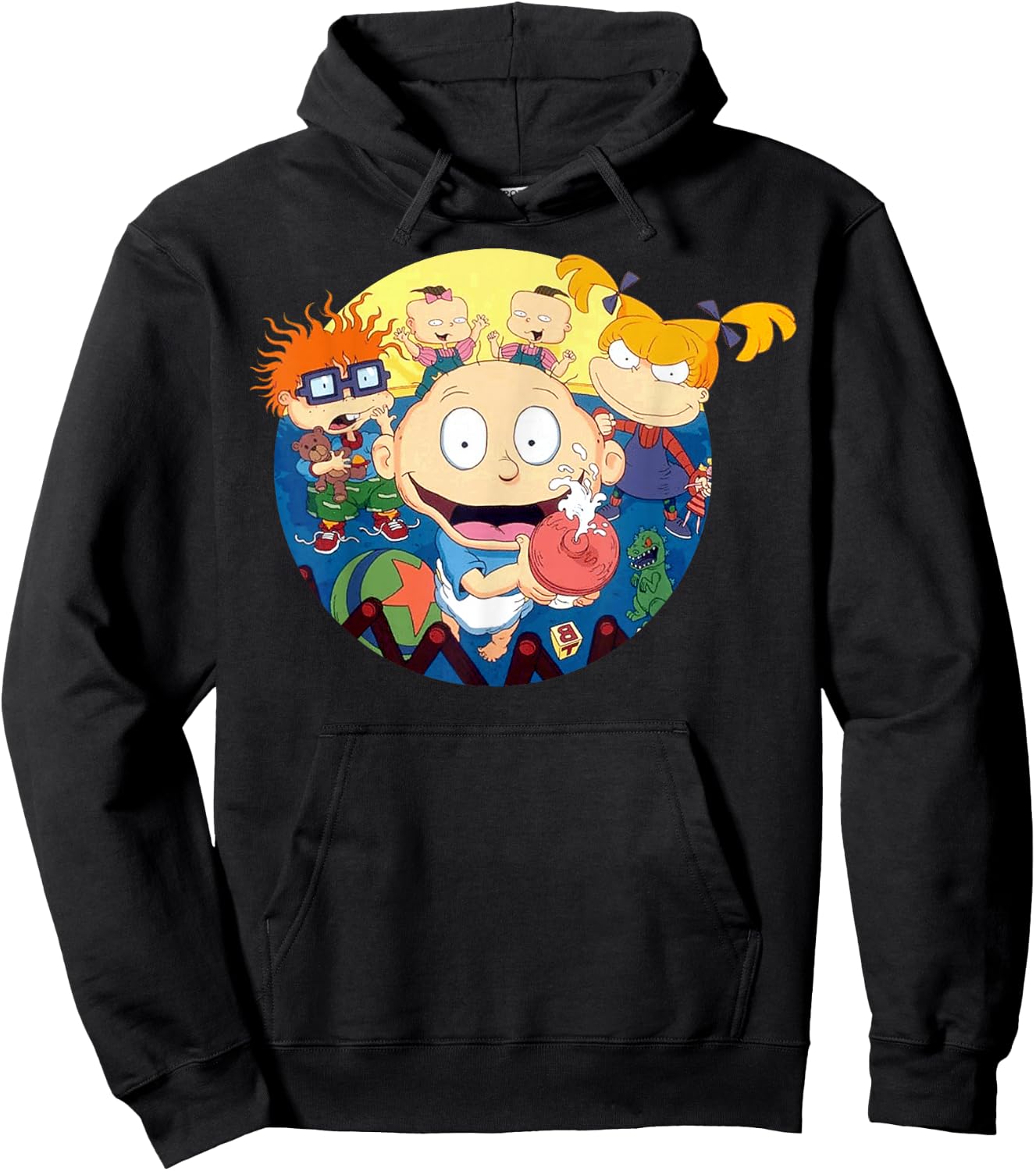 Nickelodeon Rug Rats Show Intro Hoodie - Hoodie | Black
