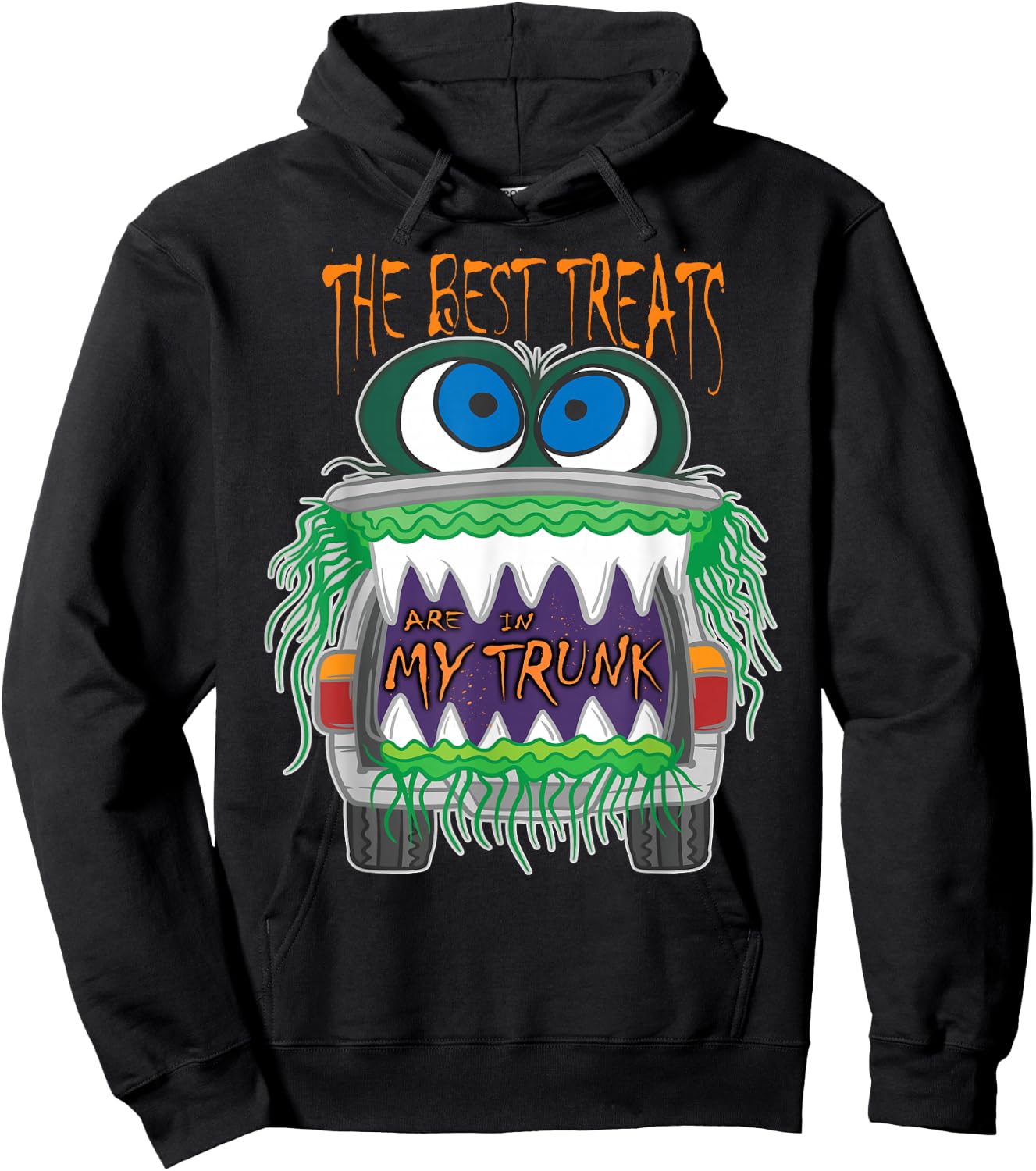 Halloween Trunk or Treat Funny Monster Trunk Shirt Hoodie - Hoodie | Black