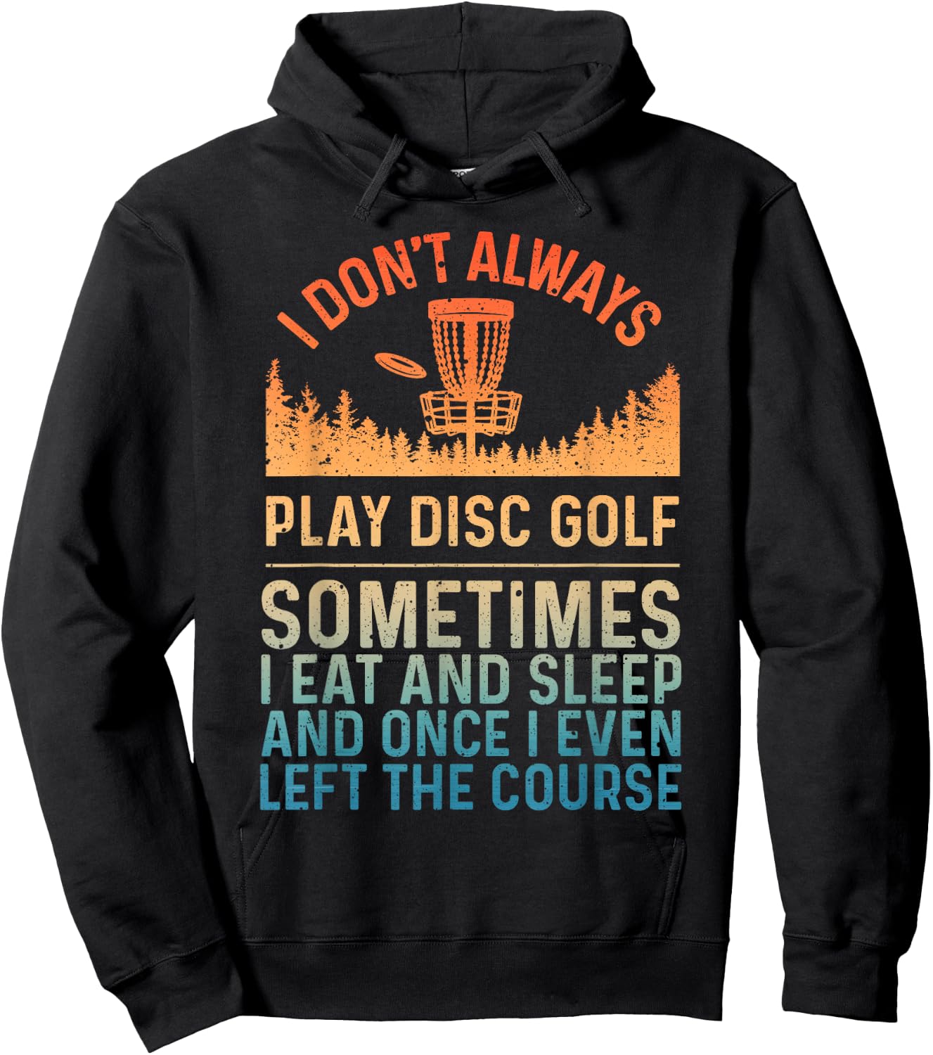 Disc Golf Art Women Disc Golf Player Disc Golfer Hoodie - Hoodie | Black