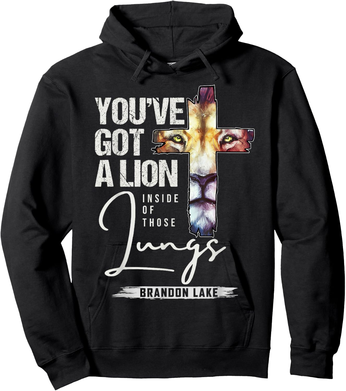 Let Your Lion Out Brandon Lake Merch Praise Jesus Hoodie - Hoodie | Black