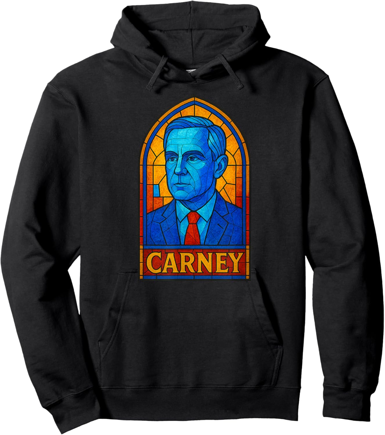 Saint Mark Stained Glass Art / Canadian Prime Minister Hoodie - Hoodie | Black