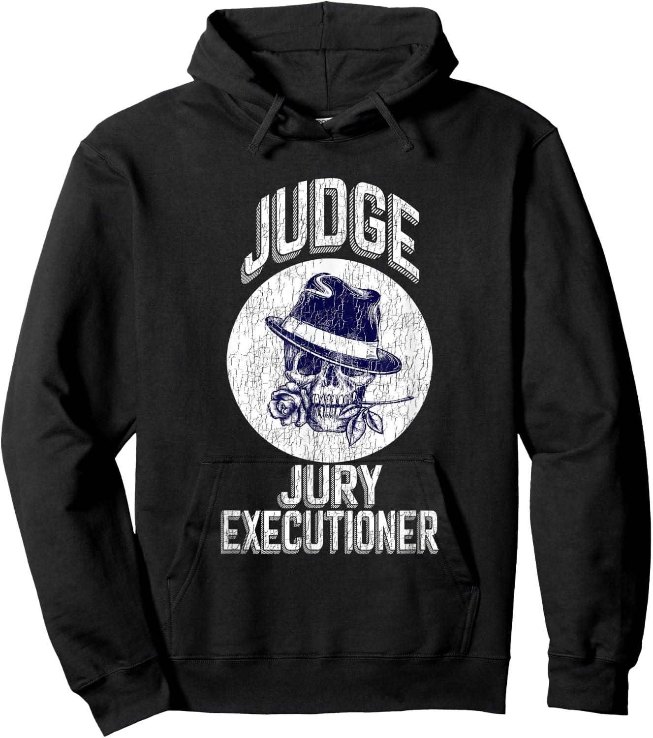 JUDGE JURY EXECUTIONER T SHIRT Motorcycles Skull & Bones Hoodie - Hoodie | Black