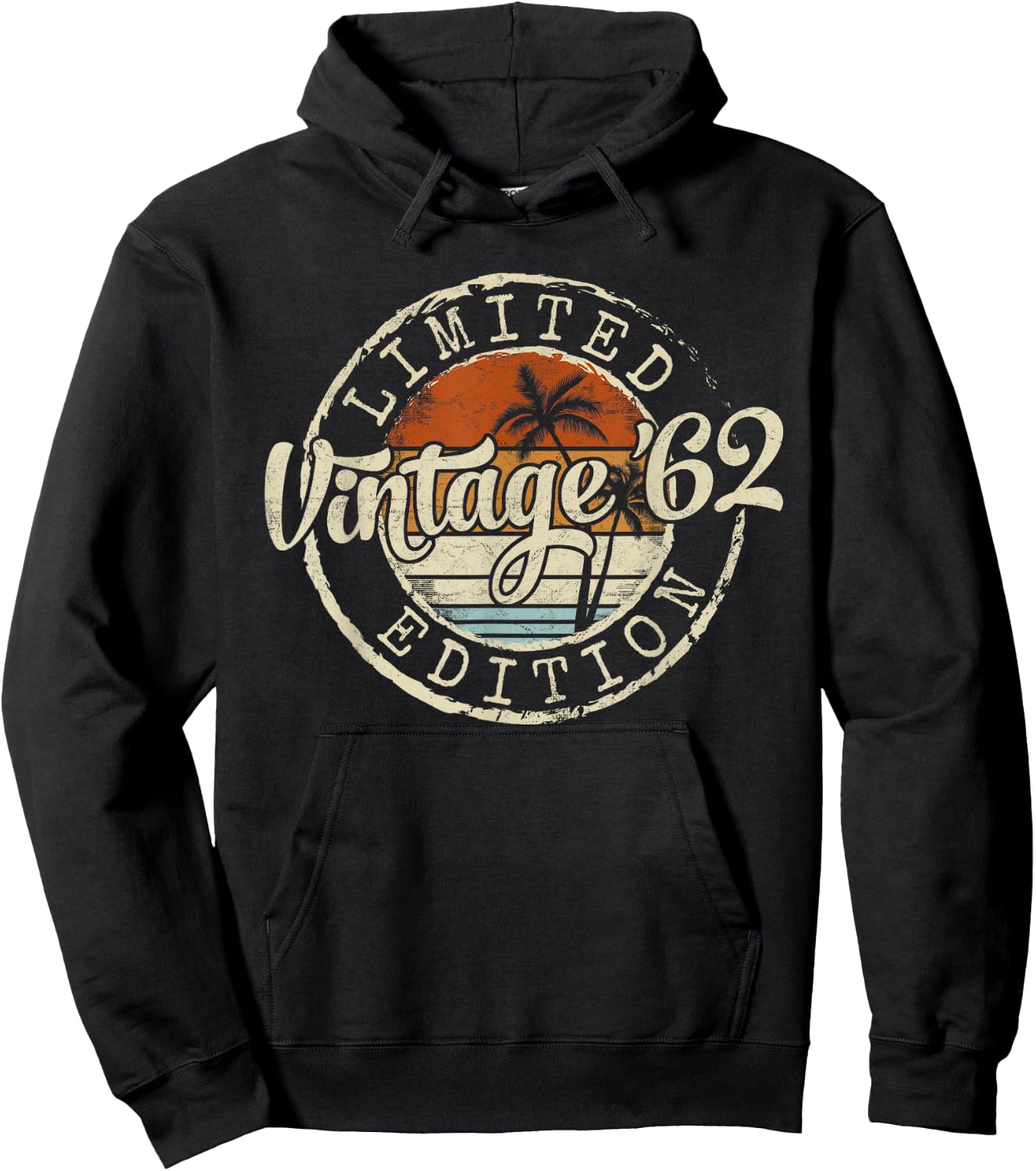 Vintage 1962 63rd Birthday Gifts Women 63 Year Old Hoodie - Hoodie | Black