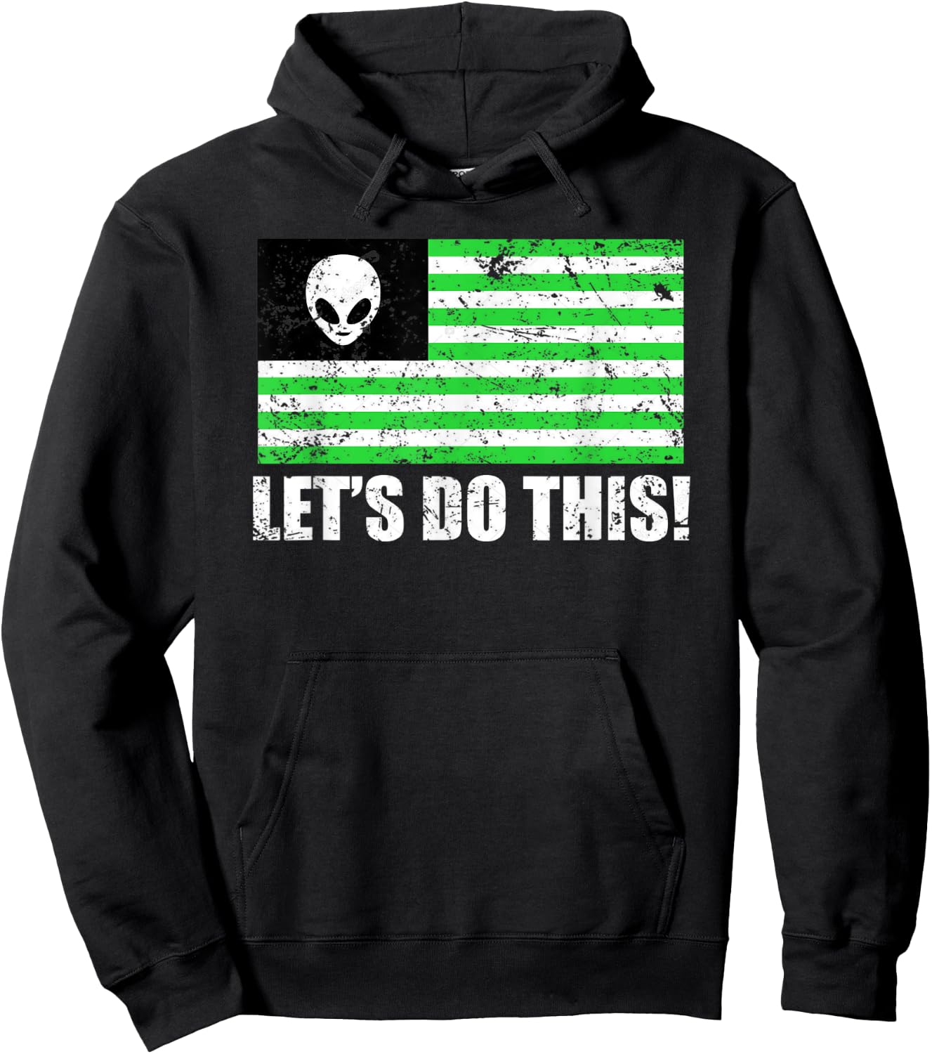 Storm Area 51 Shirt Alien UFO No They Can't Stop Us Hoodie - Hoodie | Black