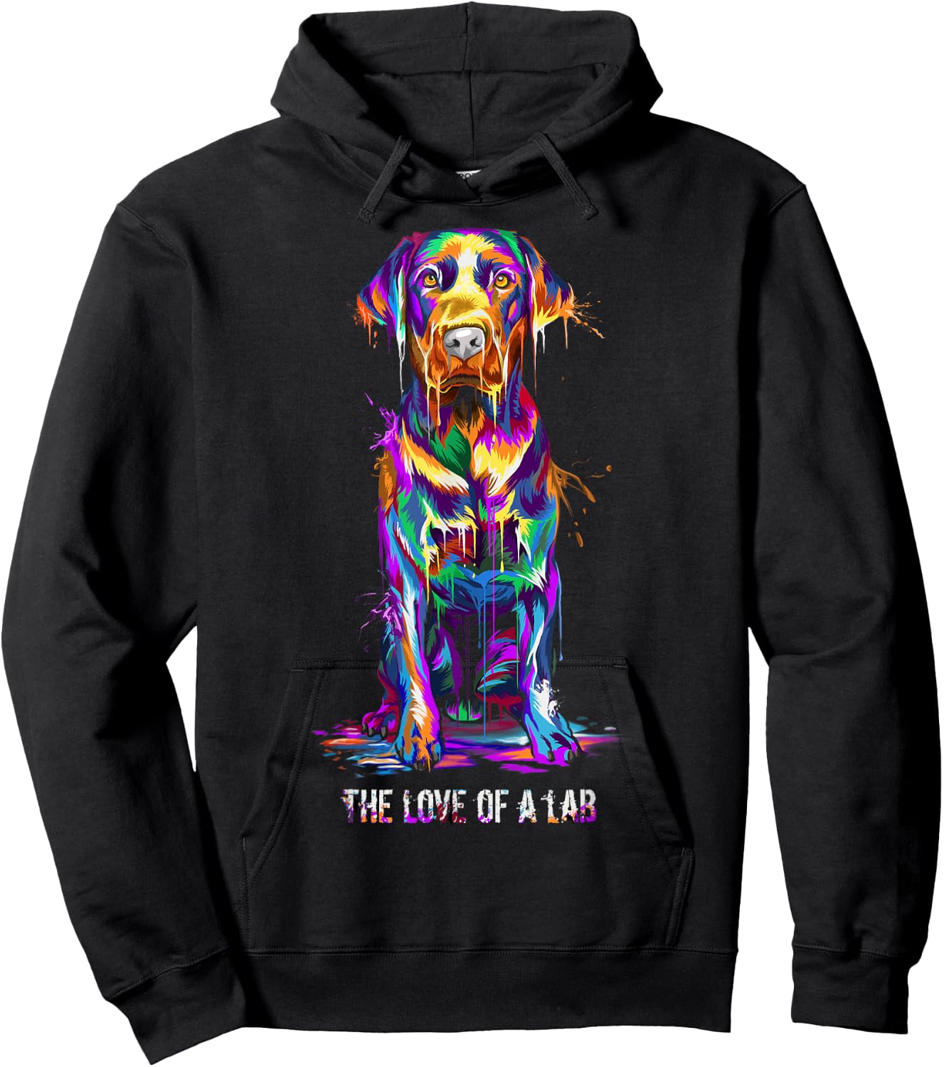 The Love Of Labrador Retriever Hoodie - Hoodie | Black
