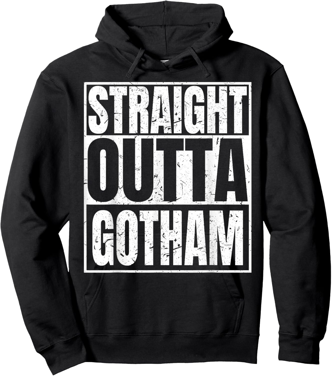 Funny Straight Outta Gotham Men Women Gifts Hoodie - Hoodie | Black