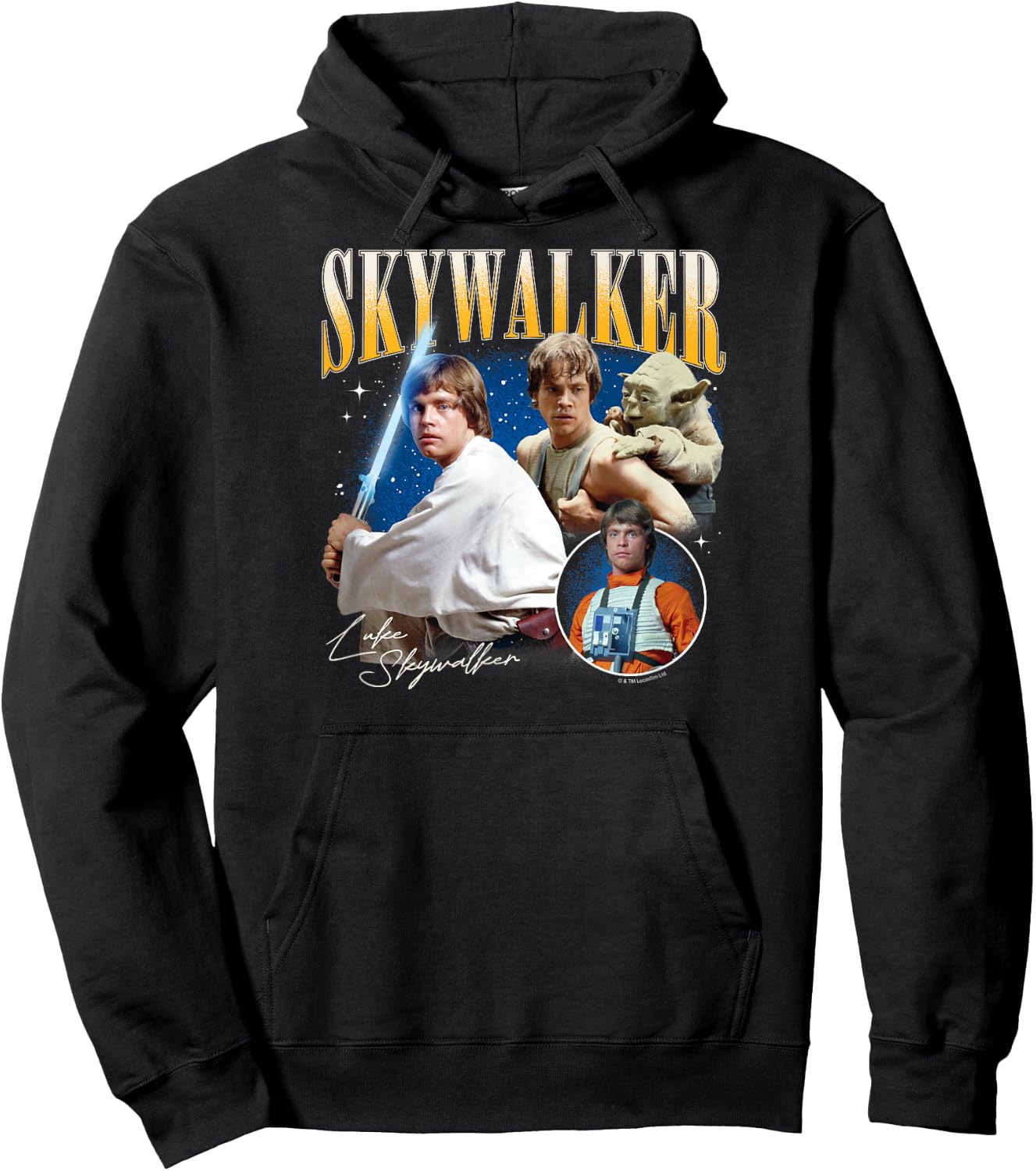 Star Wars - Luke Skywalker Bootleg Hoodie - Hoodie | Black