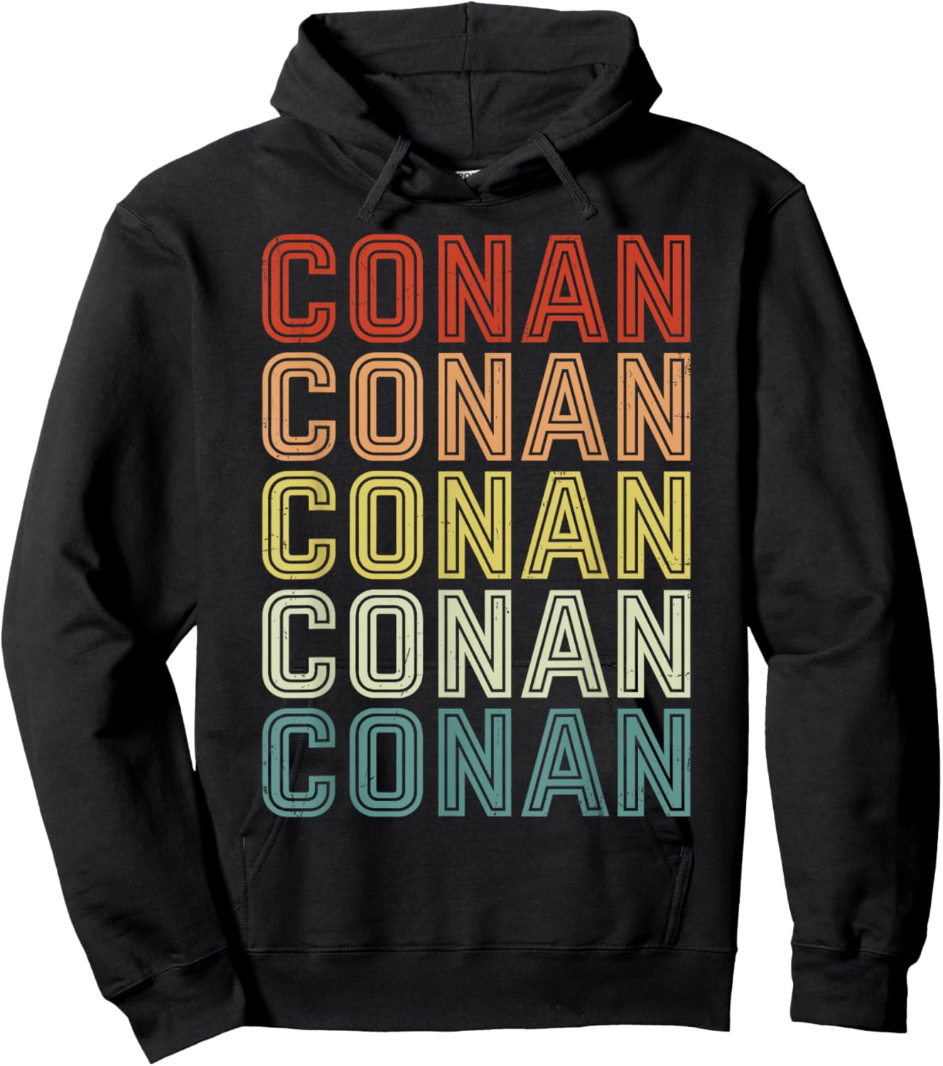 Conan Vintage Design Men Women Kids Hoodie - Hoodie | Black