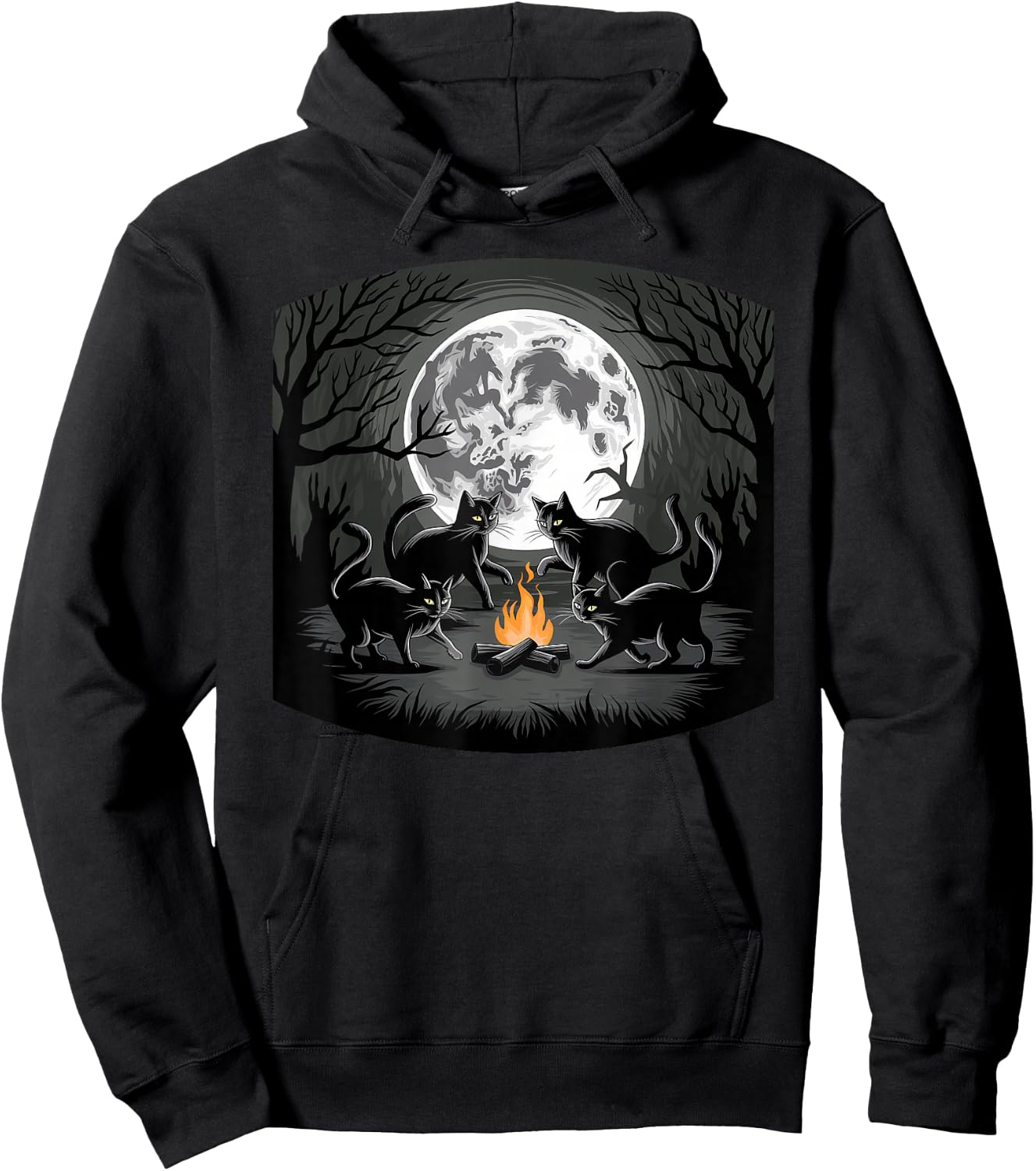 Cat Witchcraft Hoodie - Hoodie | Black