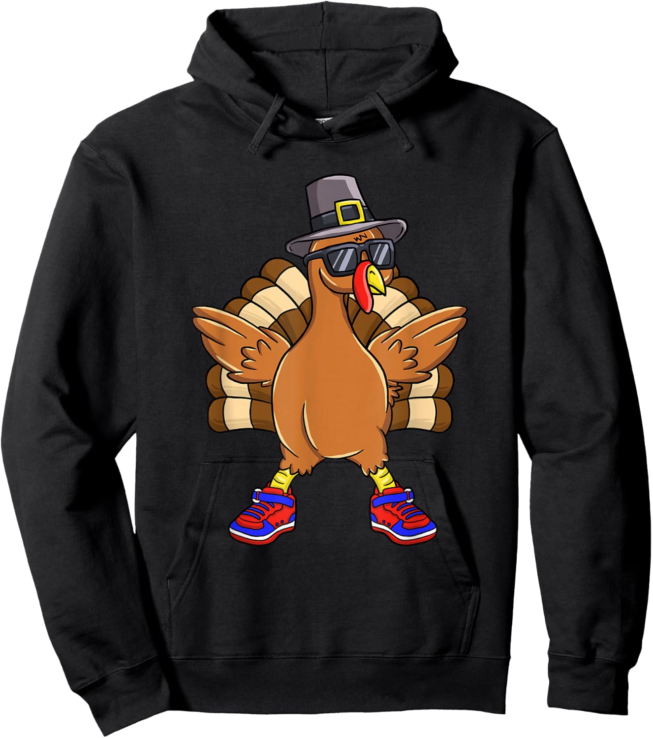 Turkey Trot Thanksgiving Day 5K Run Hoodie - Hoodie | Black