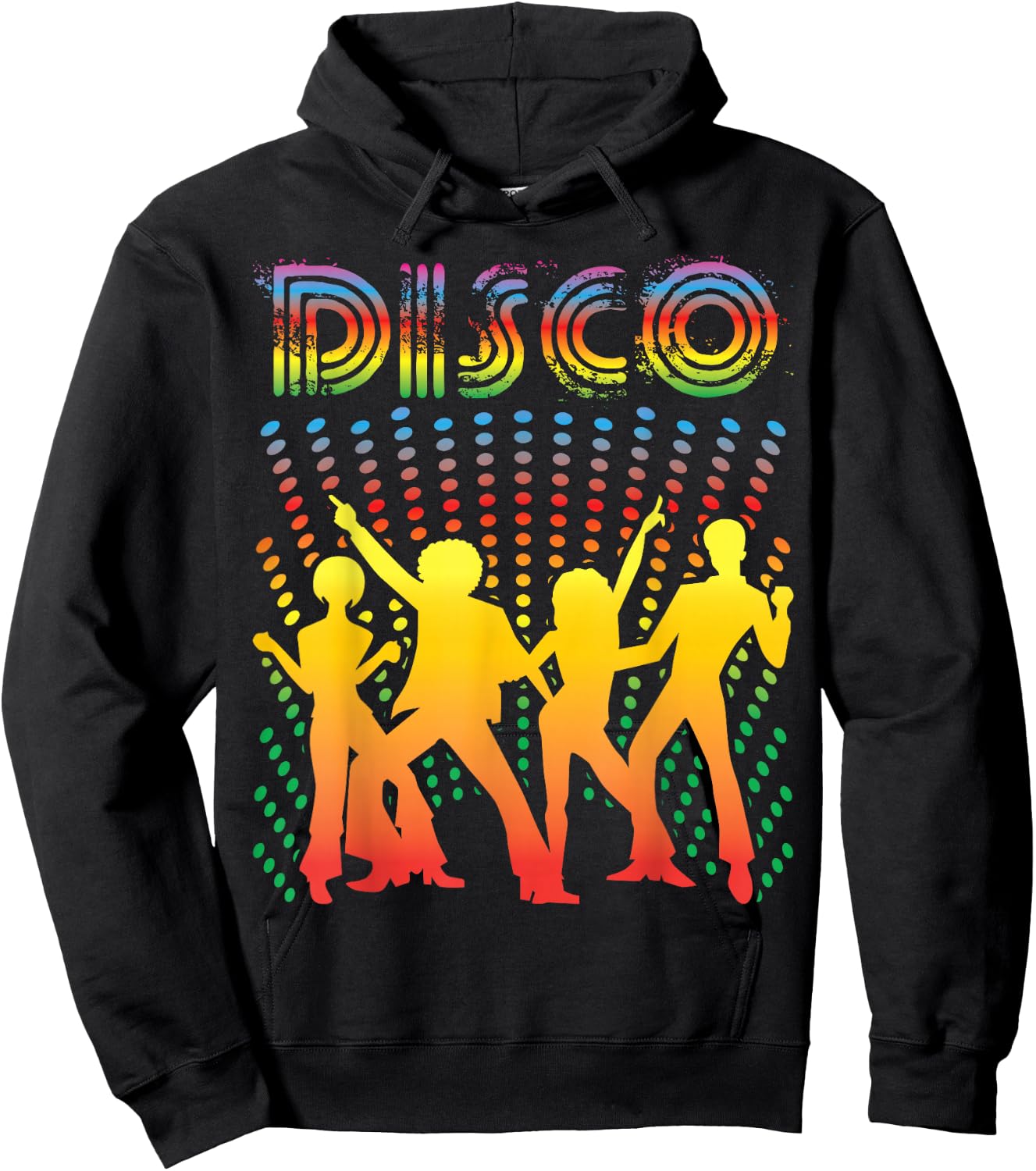 Disco - Vintage Style Dancing Retro Disco Shirt Hoodie - Hoodie | Black