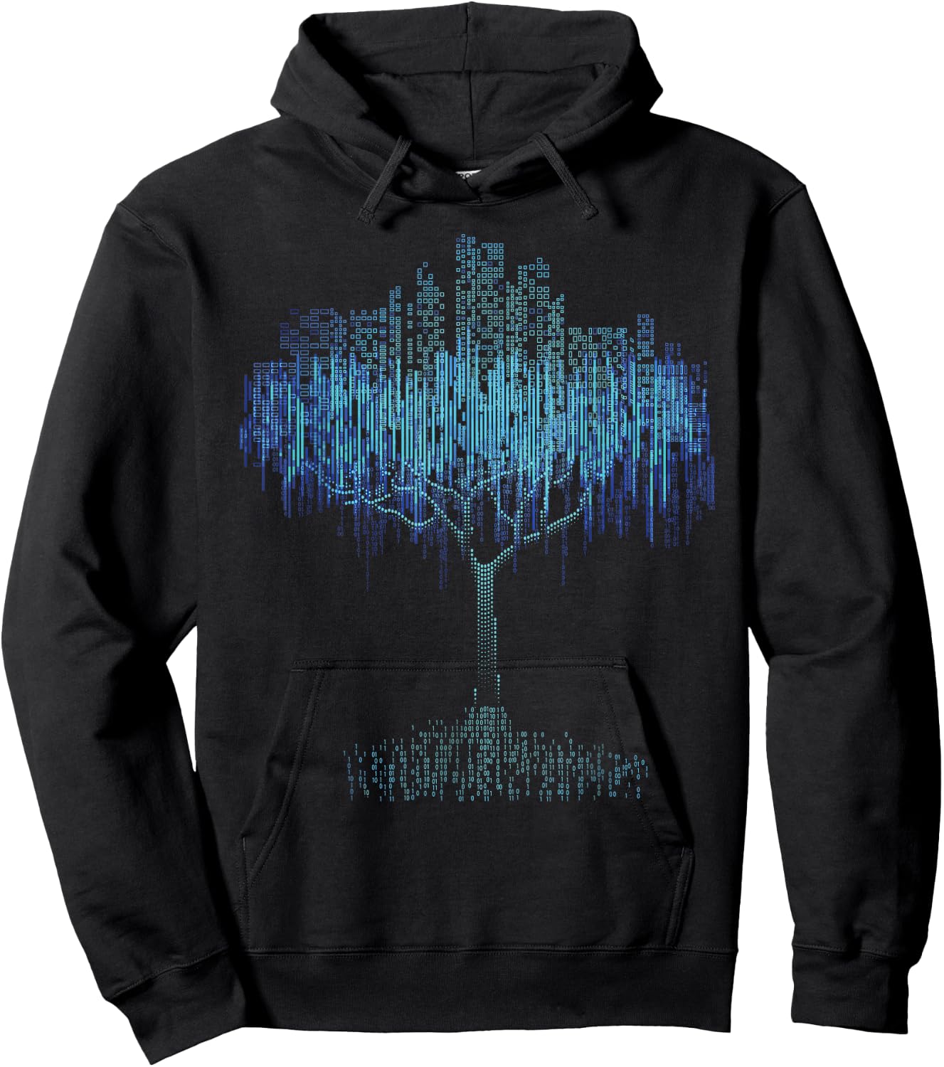Binary Tree Coding Computer Programmer Hoodie - Hoodie | Black