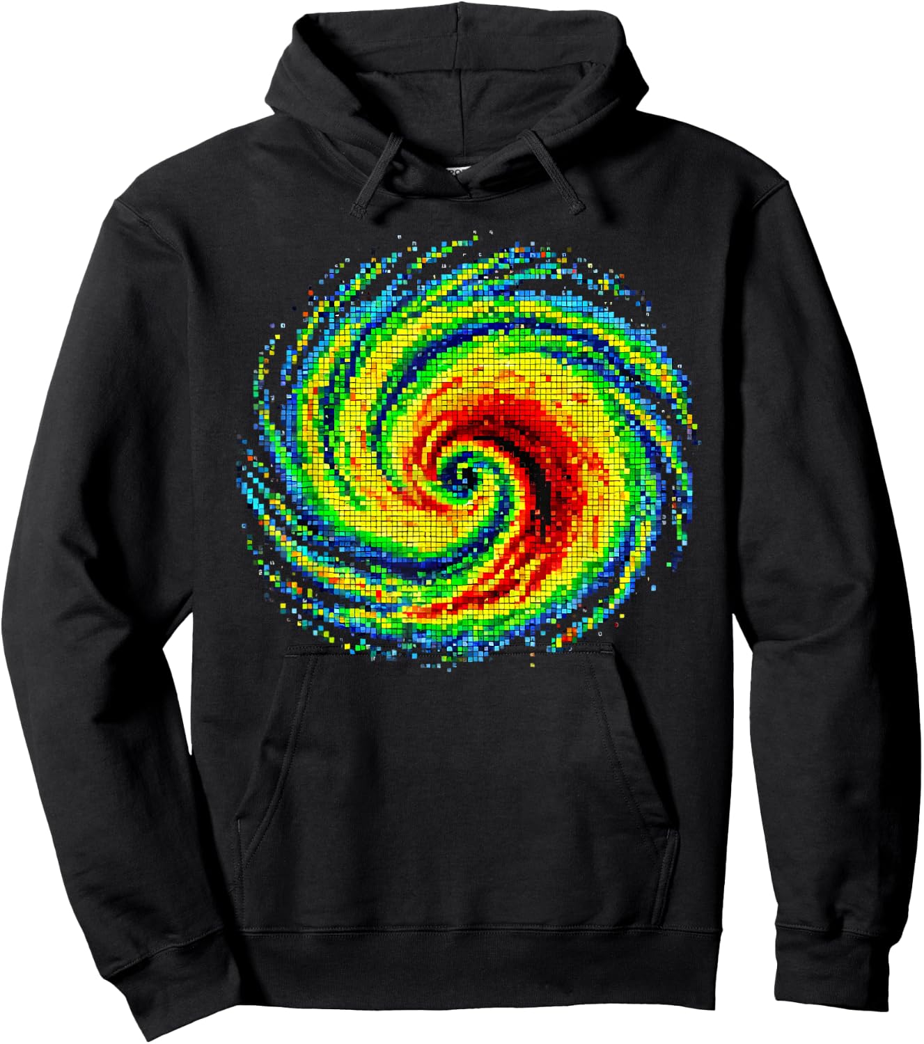 Weather Radar Image Clouds Meteorologist Storm Chaser Hoodie - Hoodie | Black