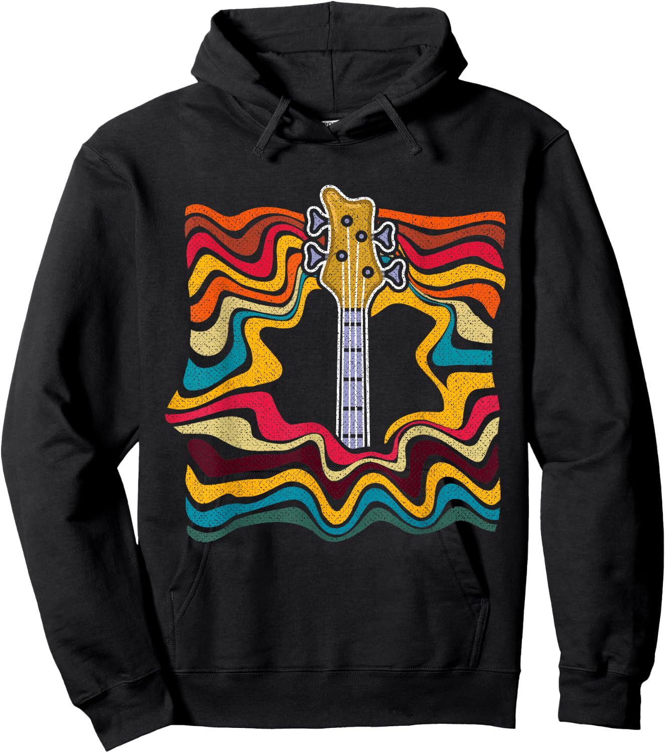 Bass Guitar Hoodie - Hoodie | Black