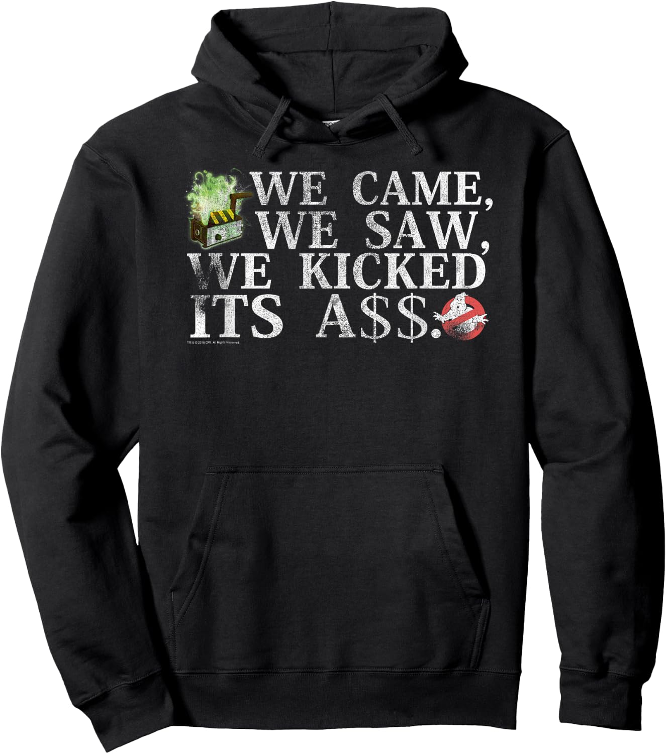 Ghostbusters We Came We Saw We Kicked Ass Funny Movie Hoodie - Hoodie | Black