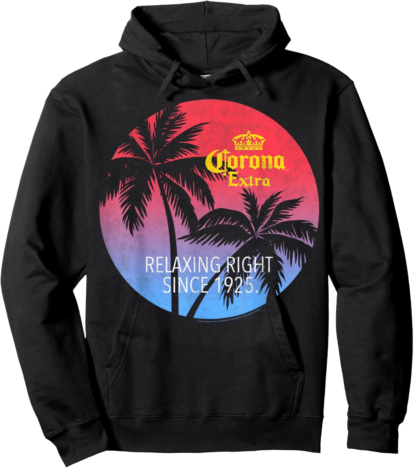 Officially Licensed Corona Extra Circular Logo Hoodie - Hoodie | Black