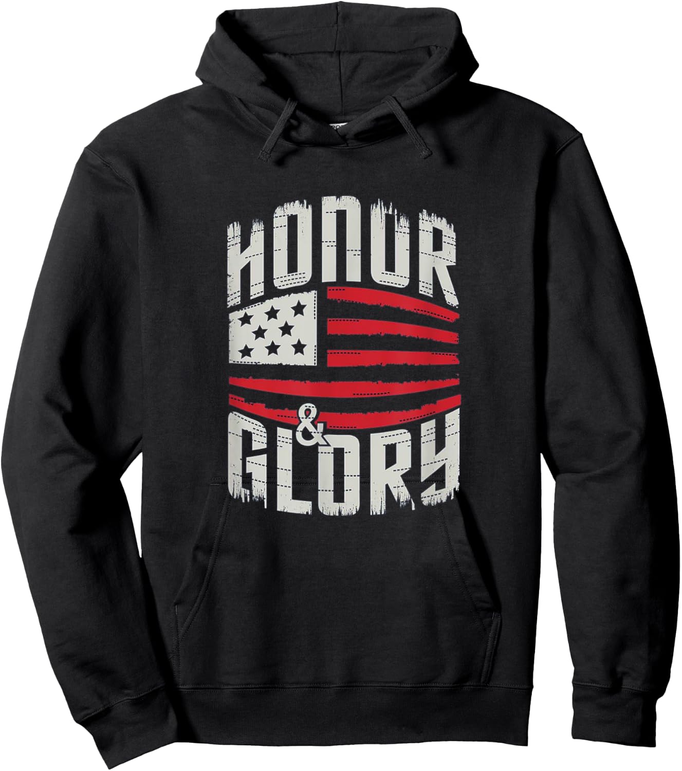 Honor and Glory Shirt USA Patriot Hoodie - Hoodie | Black
