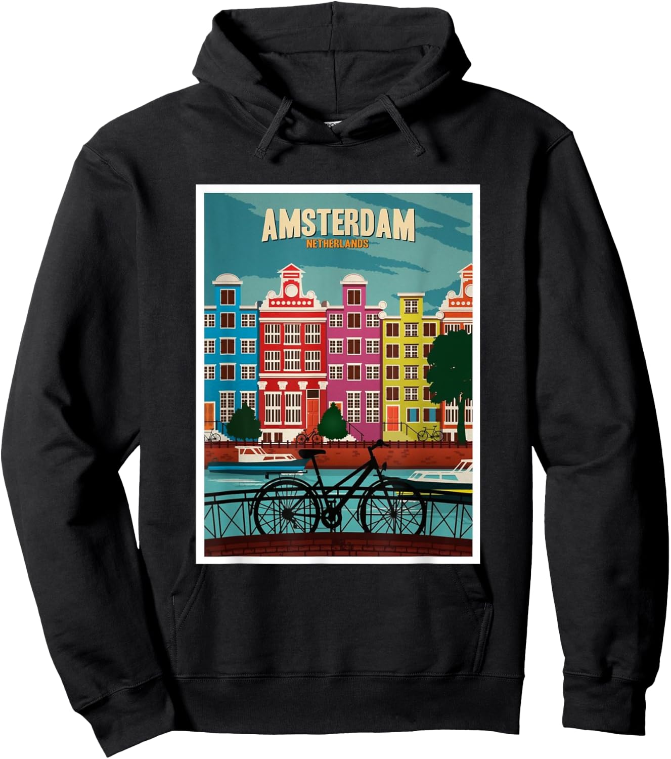 Amsterdam Hoodie - Hoodie | Black