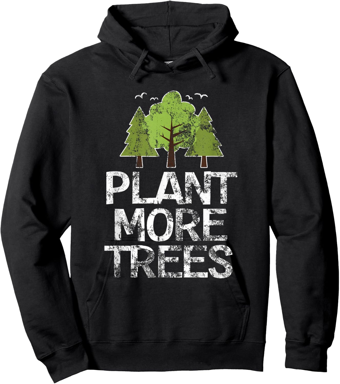 Plant Trees Tree Hugger Earth Day Arbor Day Hoodie - Hoodie | Black