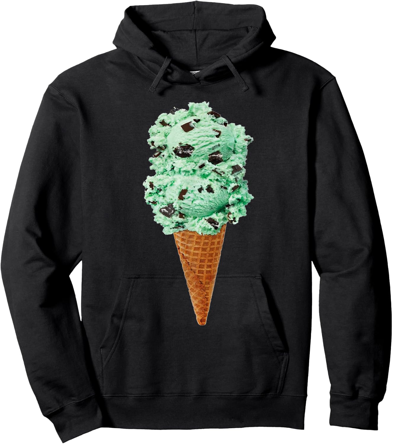 Ice Cream Cone Classic Fit T Shirt -- I Love Ice Cream Women Kids Hoodie - Hoodie | Black