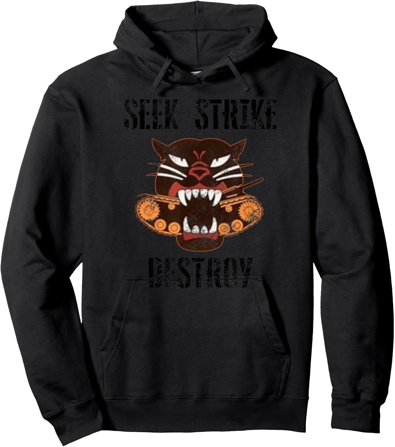 WW2 Tank Destroyer Division Panther Patch Gift Hoodie - Hoodie | Black
