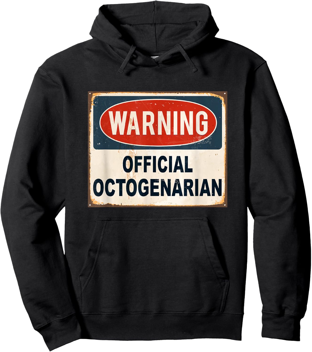 Eighty 8Oth Gifts Octogenarian birthday Shirt Hoodie - Hoodie | Black