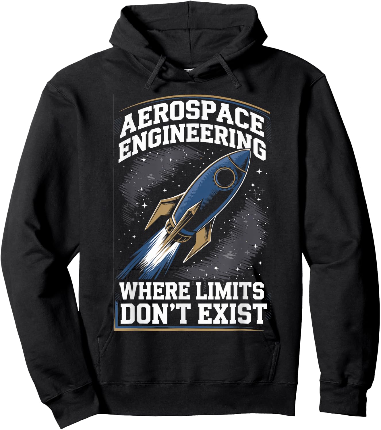 Aerospace Engineer Rocket Science Aerospace Technology Hoodie - Hoodie | Black