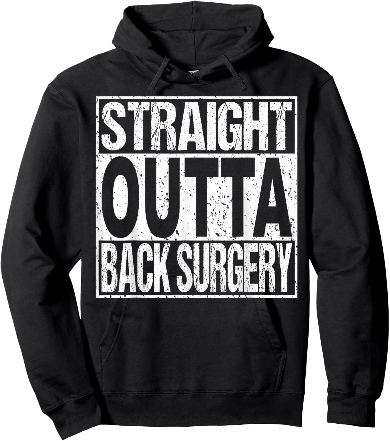 Back Surgery Lumbar Spinal Fusion Spine Recovery Gift Hoodie - Hoodie | Black